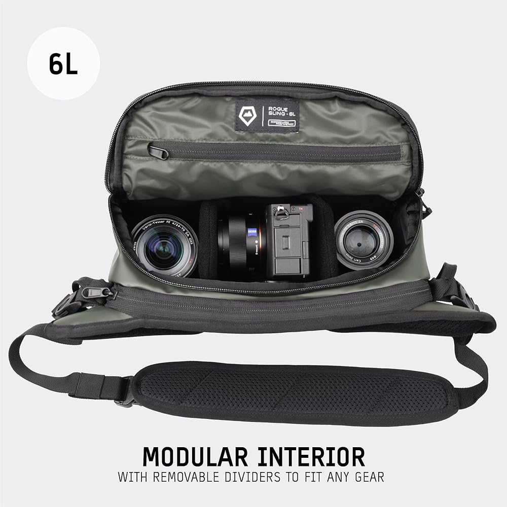 カメラバッグ　WANDRD ROGUE SLING 6L グリーン Amazon.com : WANDRD ROGUE V1 6L Sling: Compact Camera Sling